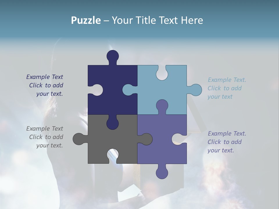 People Light Expression PowerPoint Template