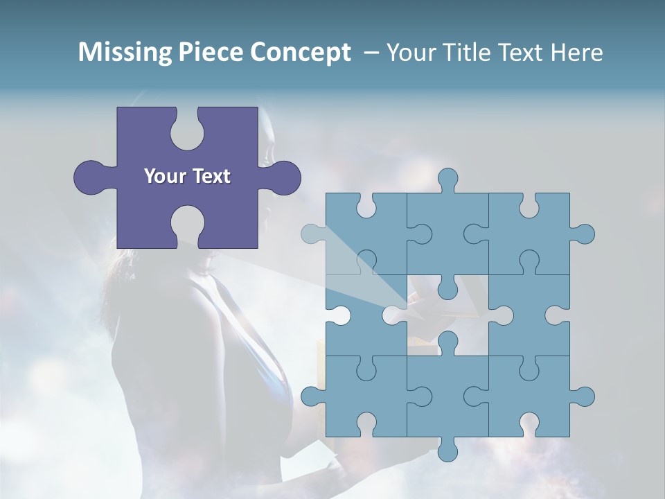 People Light Expression PowerPoint Template