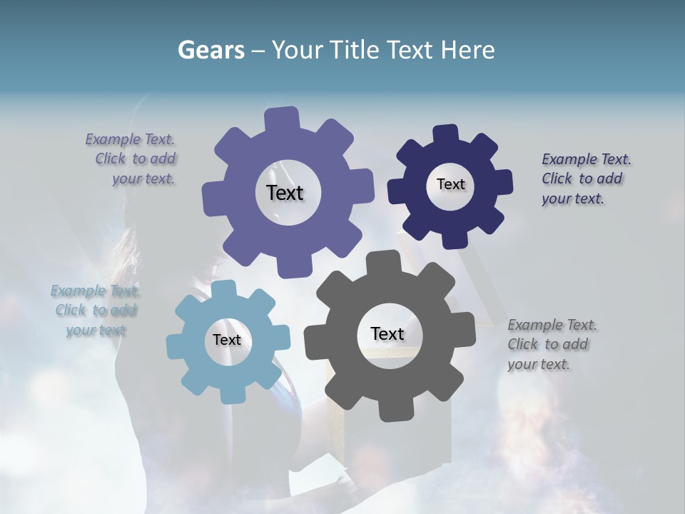 People Light Expression PowerPoint Template