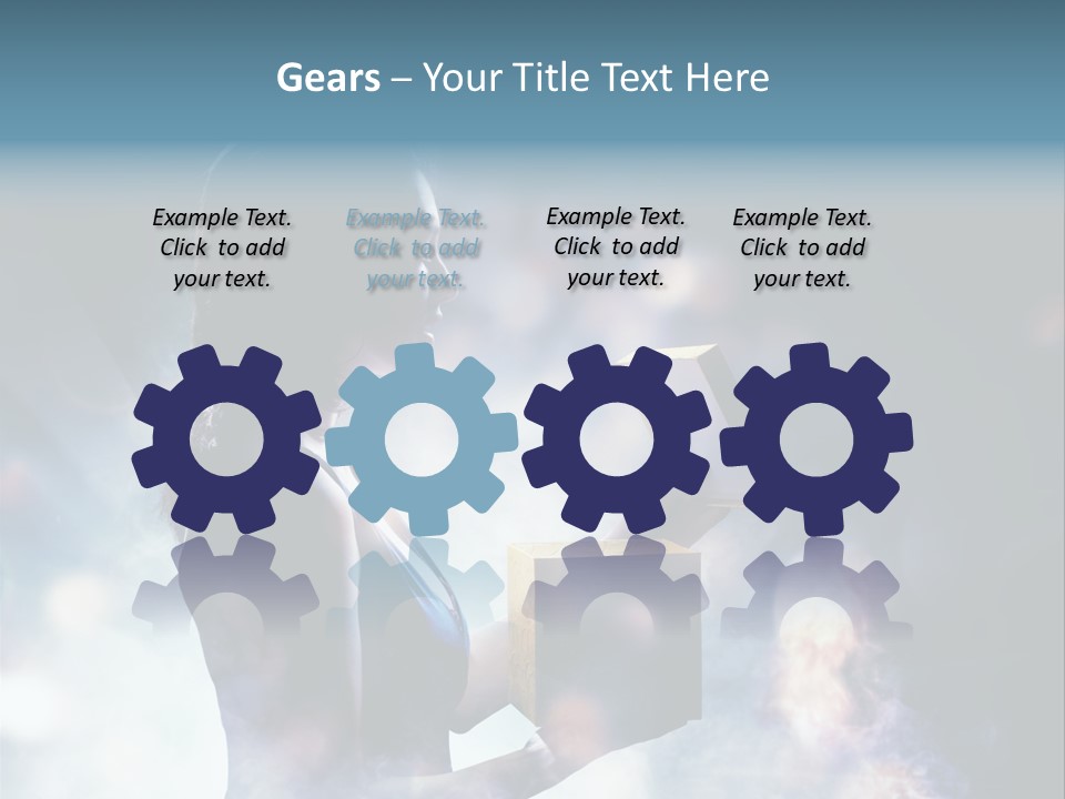 People Light Expression PowerPoint Template