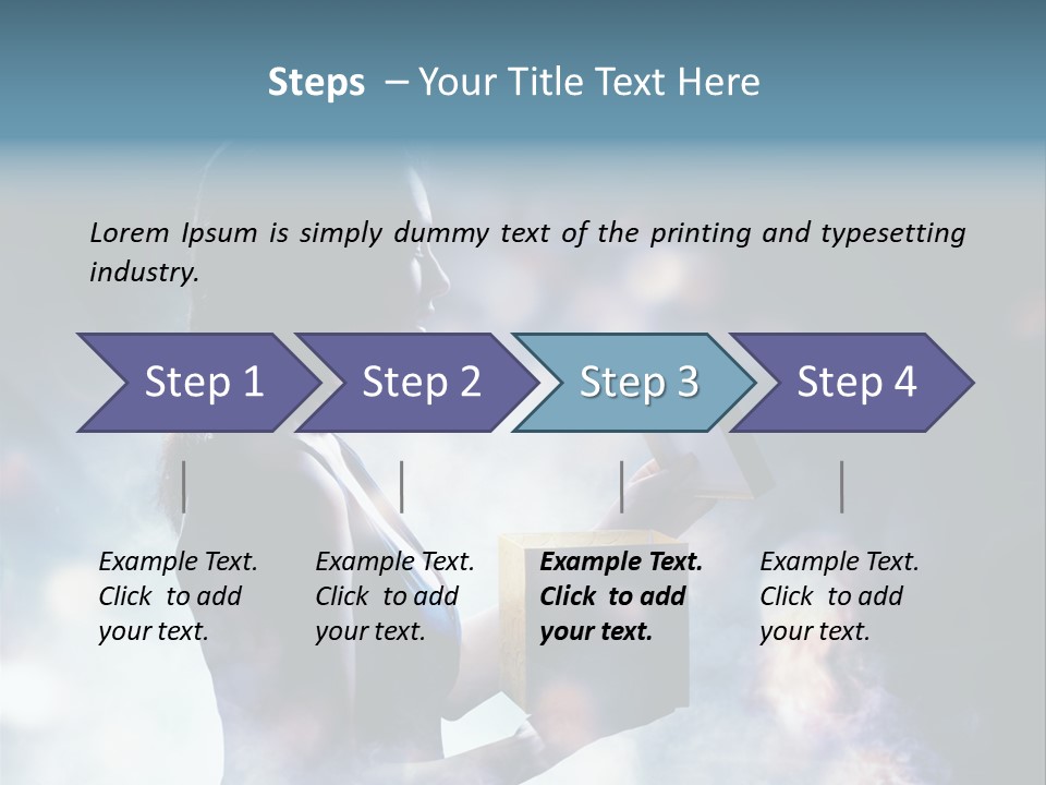 People Light Expression PowerPoint Template