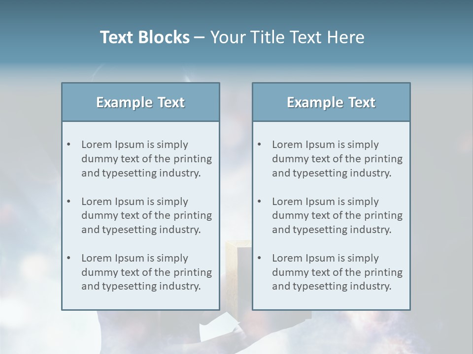 People Light Expression PowerPoint Template