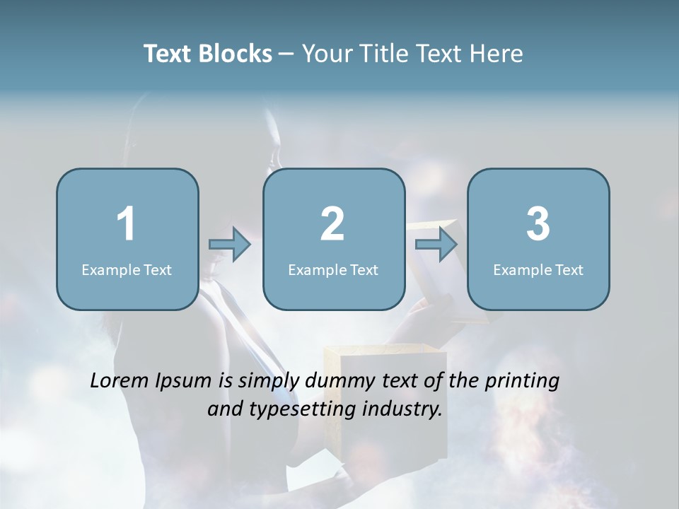 People Light Expression PowerPoint Template