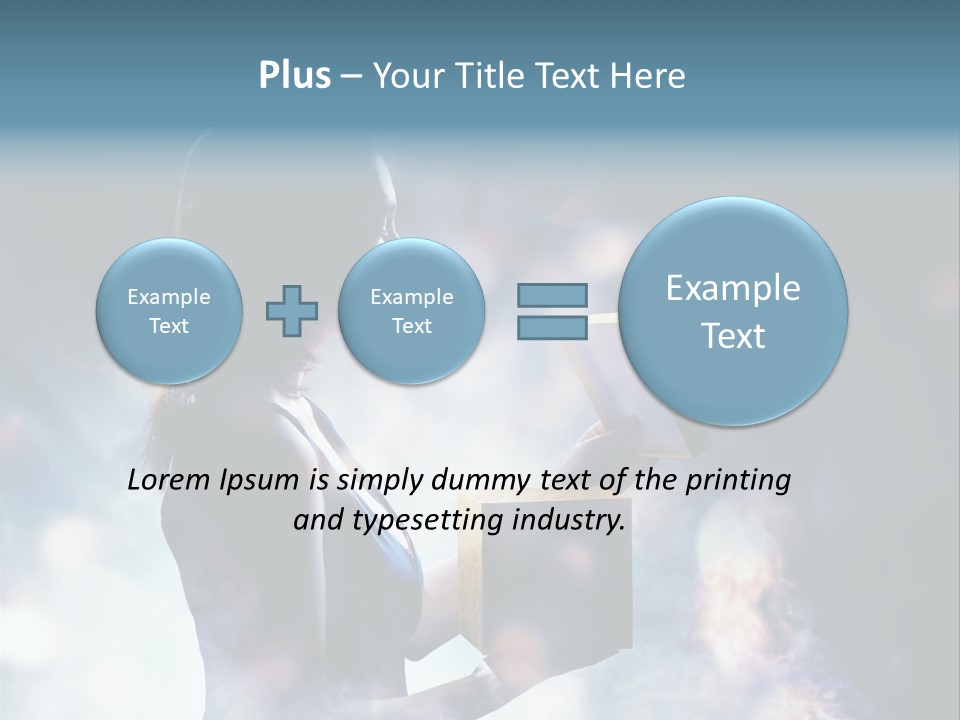 People Light Expression PowerPoint Template