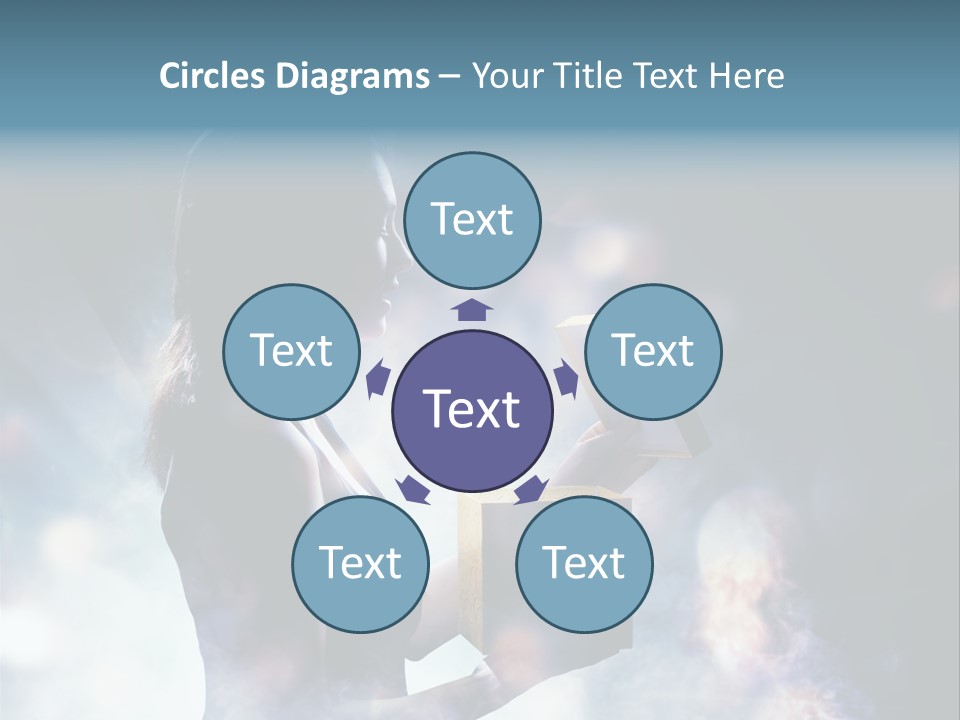 People Light Expression PowerPoint Template