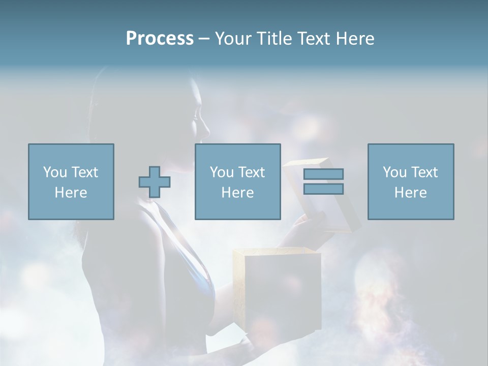 People Light Expression PowerPoint Template