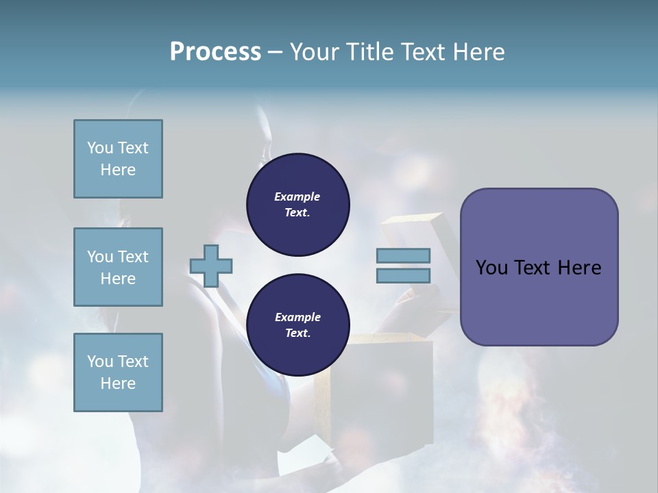 People Light Expression PowerPoint Template