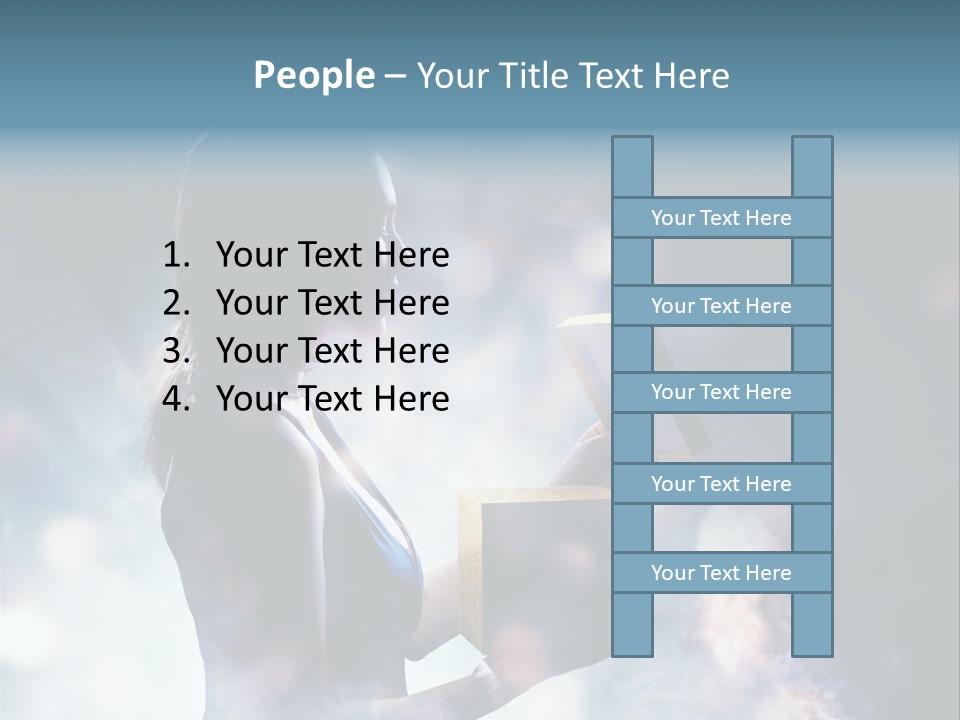 People Light Expression PowerPoint Template