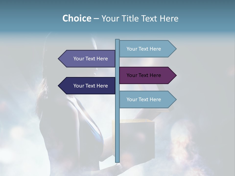 People Light Expression PowerPoint Template