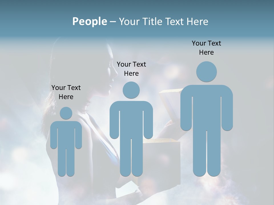 People Light Expression PowerPoint Template