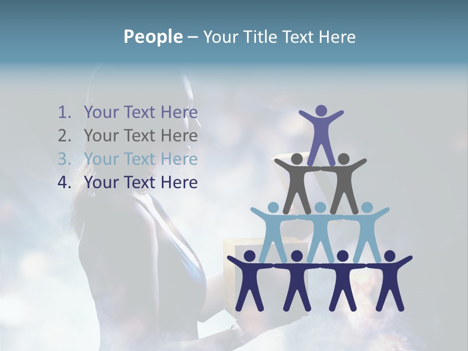 People Light Expression PowerPoint Template