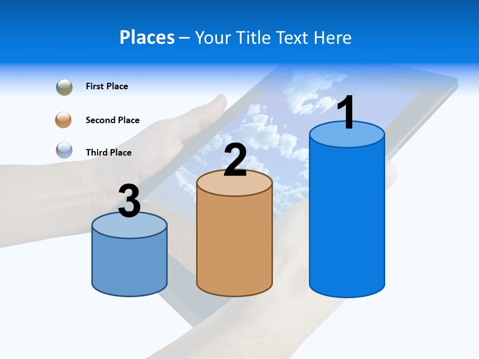 Liquid Crystal Reflection Technology PowerPoint Template