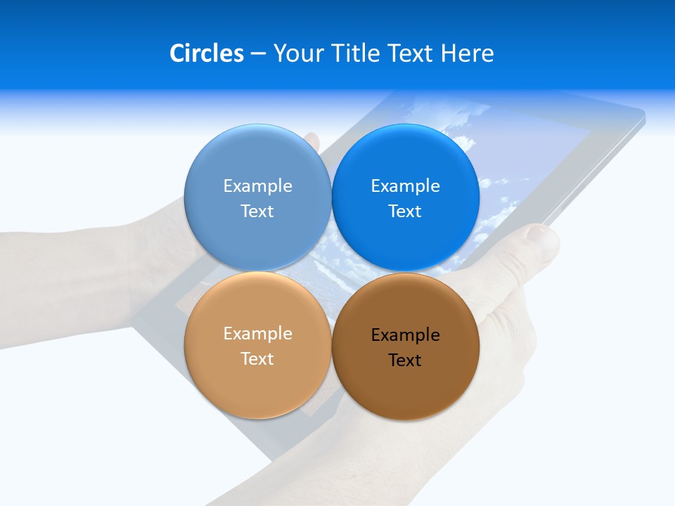 Liquid Crystal Reflection Technology PowerPoint Template