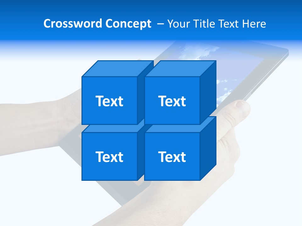 Liquid Crystal Reflection Technology PowerPoint Template