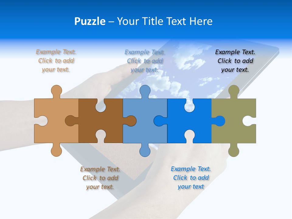 Liquid Crystal Reflection Technology PowerPoint Template