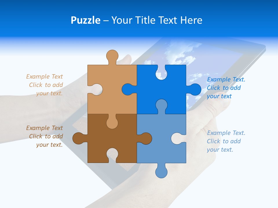 Liquid Crystal Reflection Technology PowerPoint Template