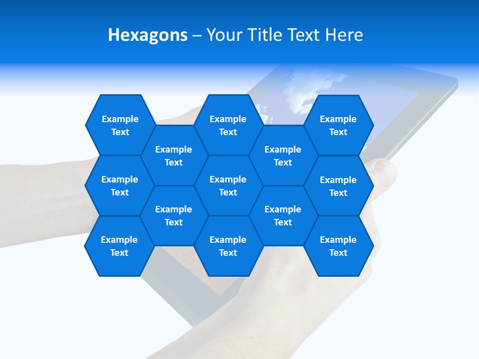 Liquid Crystal Reflection Technology PowerPoint Template