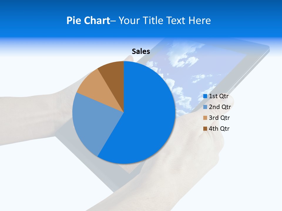 Liquid Crystal Reflection Technology PowerPoint Template