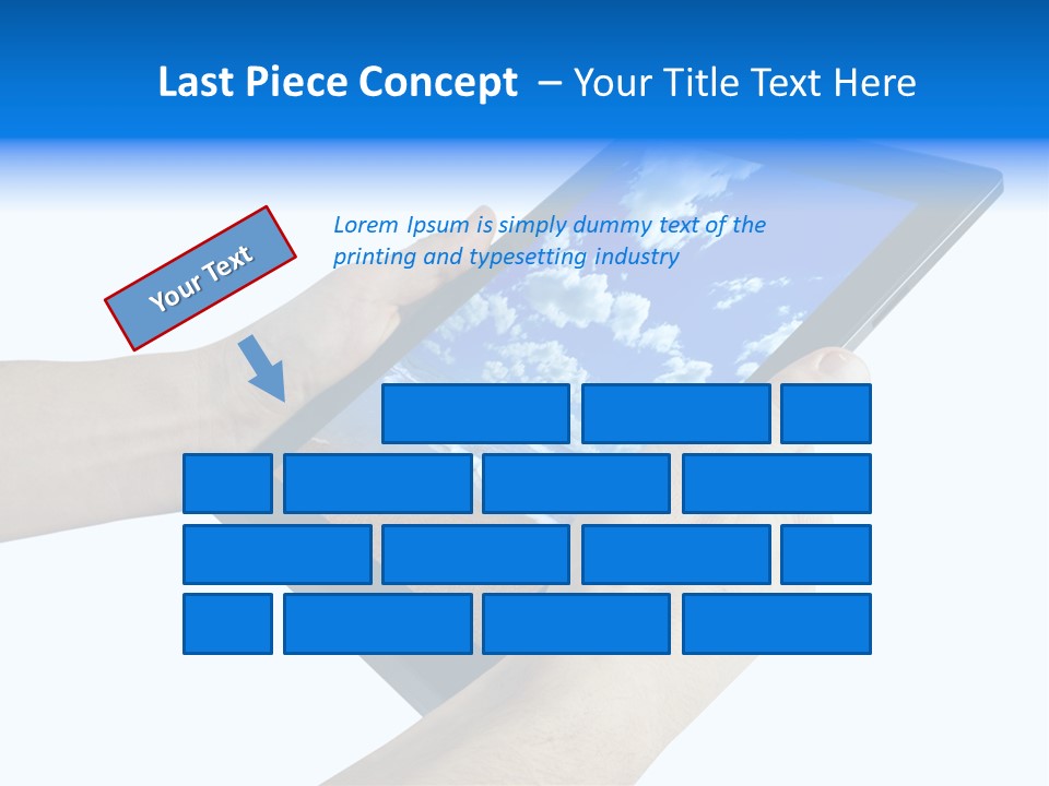 Liquid Crystal Reflection Technology PowerPoint Template