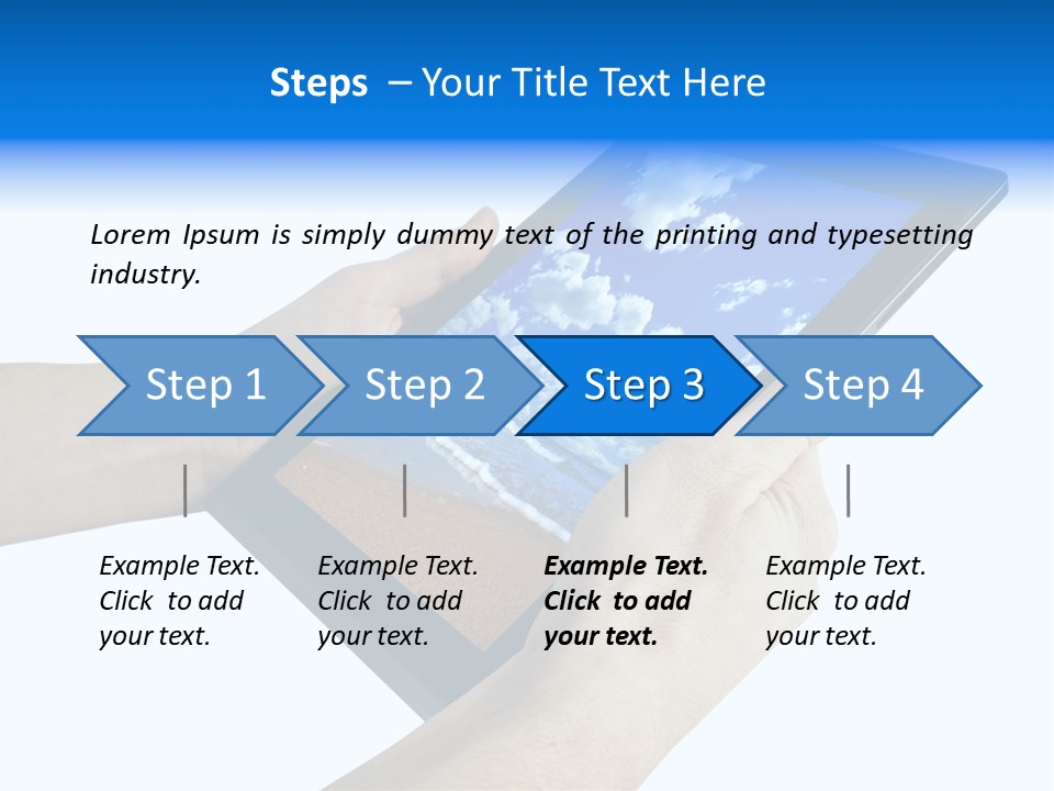 Liquid Crystal Reflection Technology PowerPoint Template