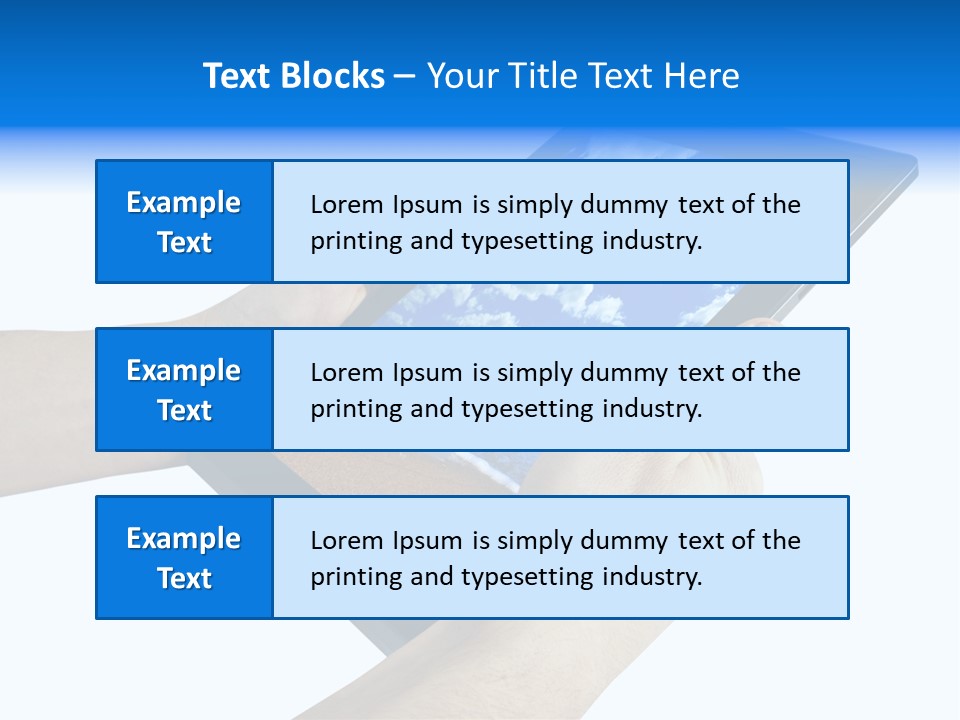 Liquid Crystal Reflection Technology PowerPoint Template
