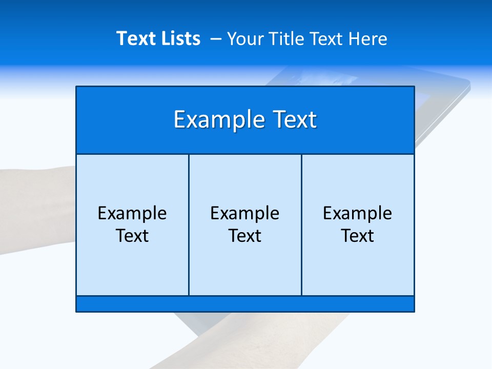 Liquid Crystal Reflection Technology PowerPoint Template