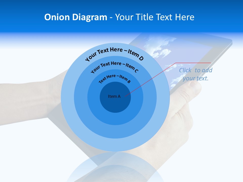 Liquid Crystal Reflection Technology PowerPoint Template