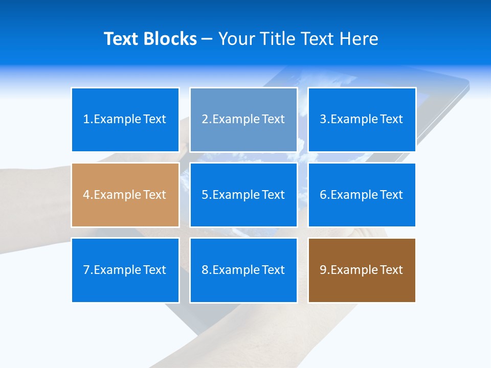 Liquid Crystal Reflection Technology PowerPoint Template