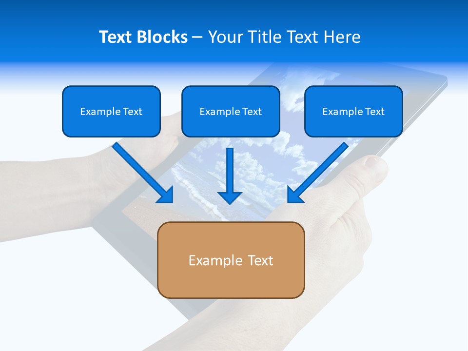 Liquid Crystal Reflection Technology PowerPoint Template
