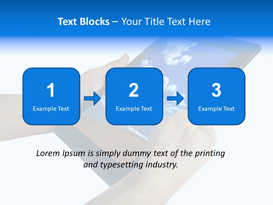 Liquid Crystal Reflection Technology PowerPoint Template