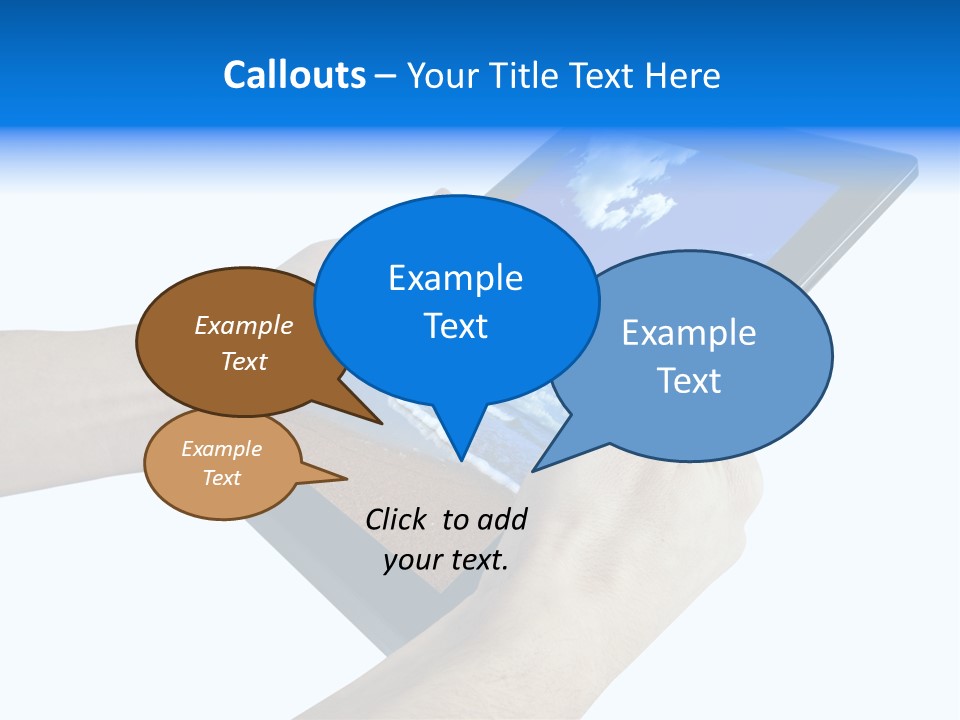 Liquid Crystal Reflection Technology PowerPoint Template