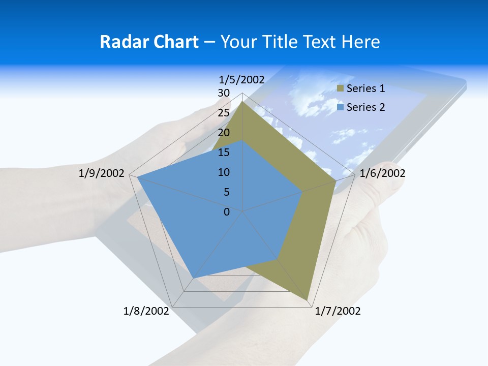 Liquid Crystal Reflection Technology PowerPoint Template