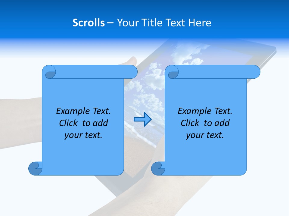 Liquid Crystal Reflection Technology PowerPoint Template
