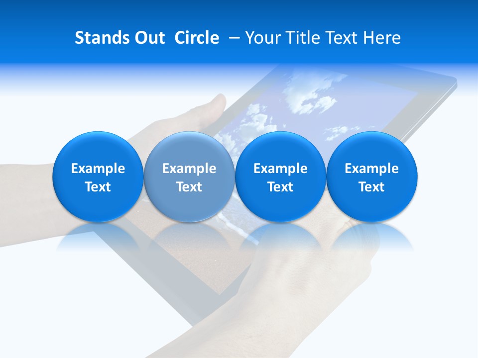 Liquid Crystal Reflection Technology PowerPoint Template