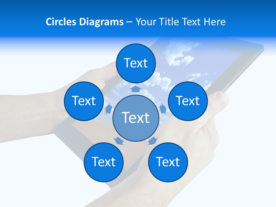 Liquid Crystal Reflection Technology PowerPoint Template