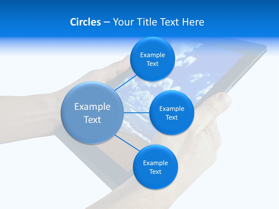 Liquid Crystal Reflection Technology PowerPoint Template