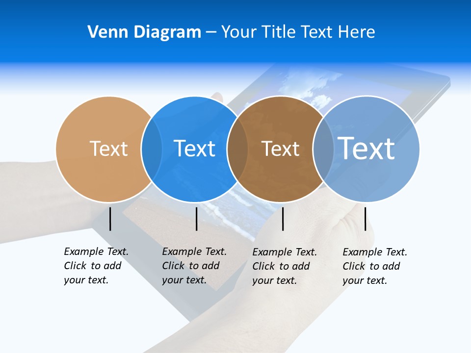 Liquid Crystal Reflection Technology PowerPoint Template
