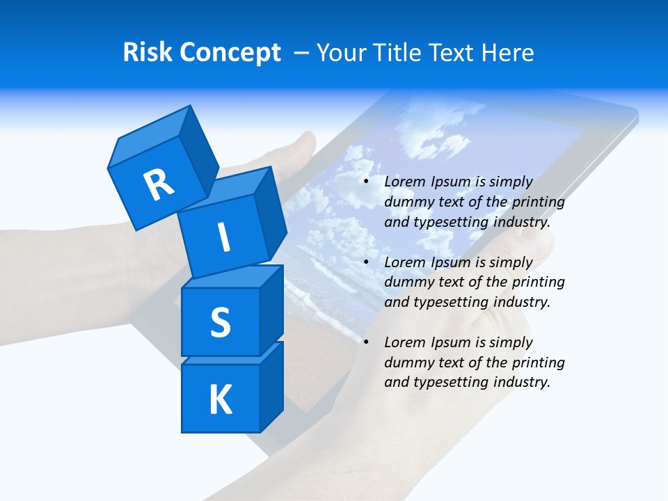 Liquid Crystal Reflection Technology PowerPoint Template