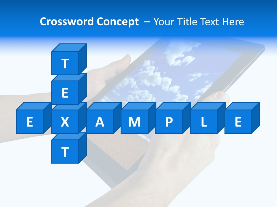 Liquid Crystal Reflection Technology PowerPoint Template