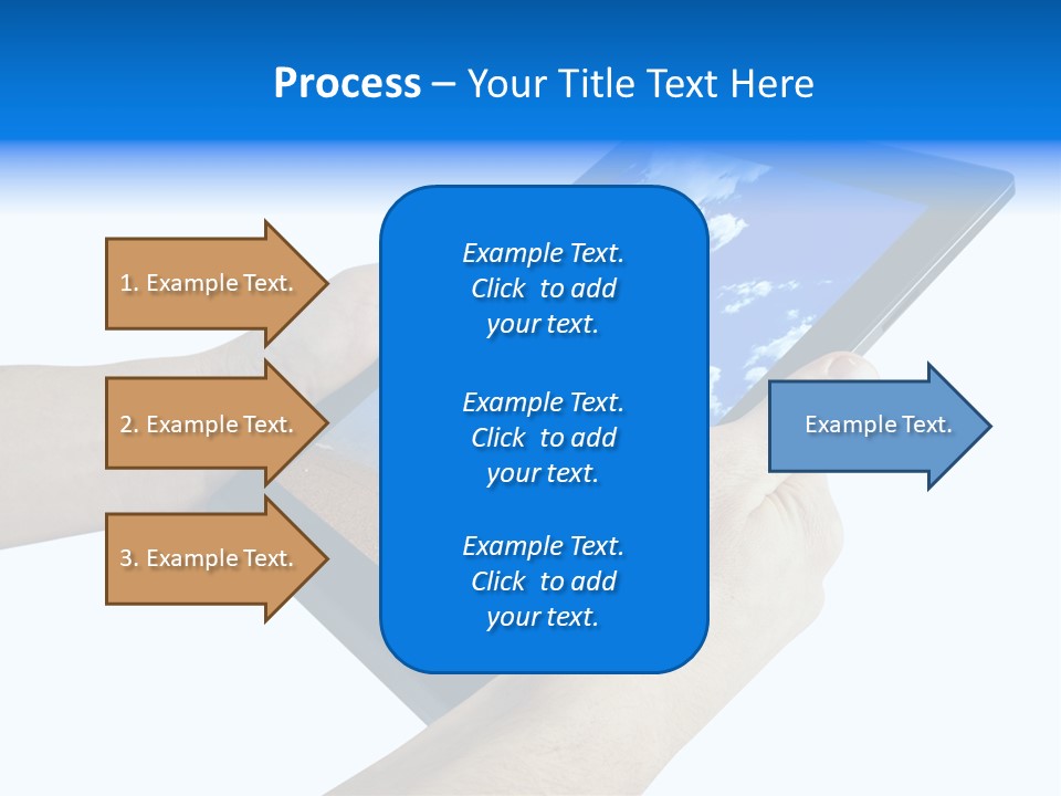 Liquid Crystal Reflection Technology PowerPoint Template