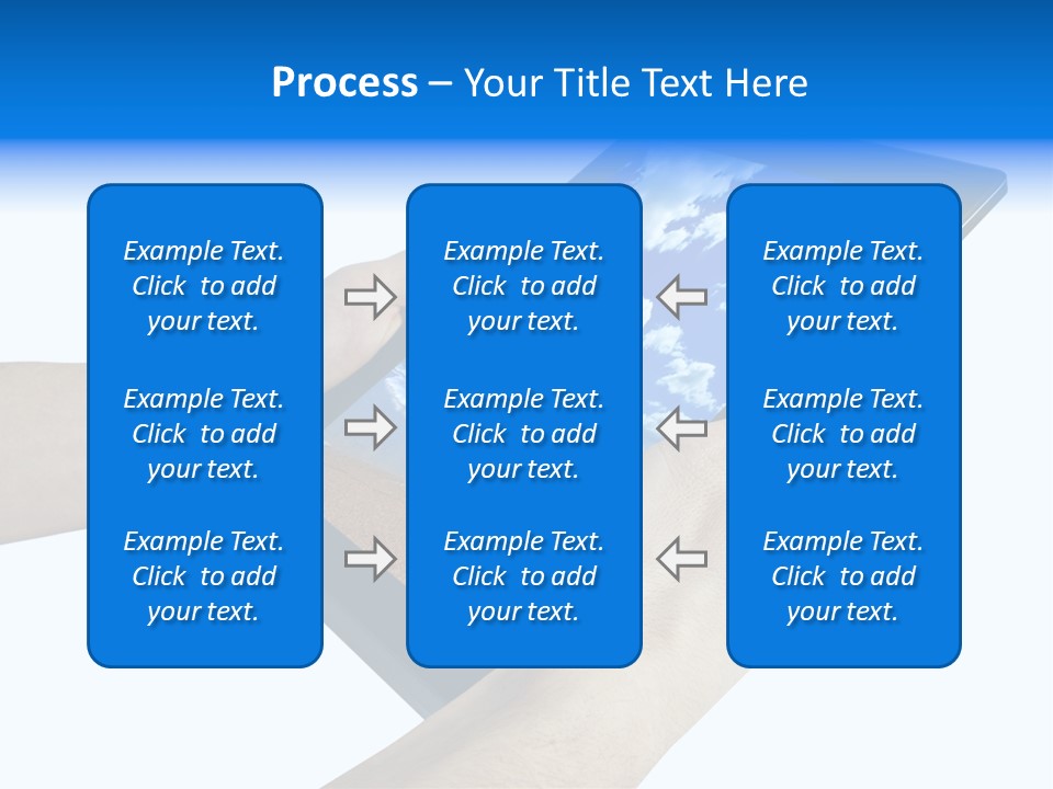 Liquid Crystal Reflection Technology PowerPoint Template