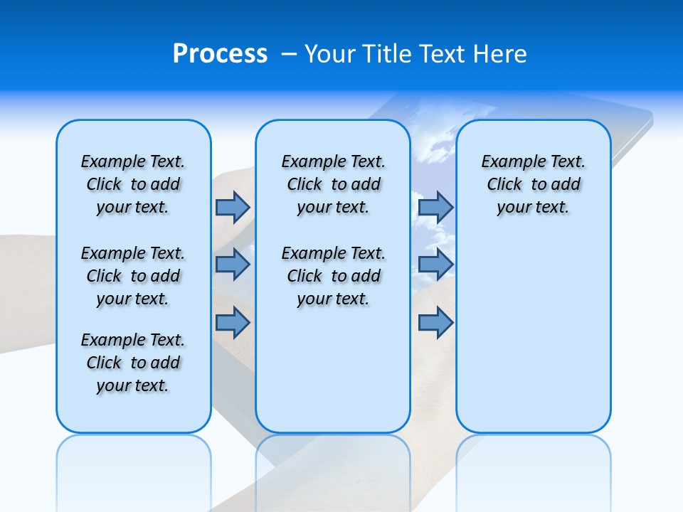 Liquid Crystal Reflection Technology PowerPoint Template