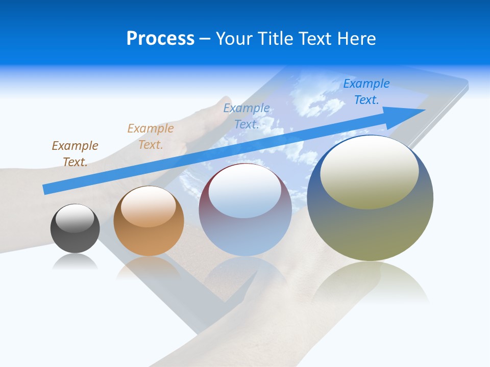 Liquid Crystal Reflection Technology PowerPoint Template