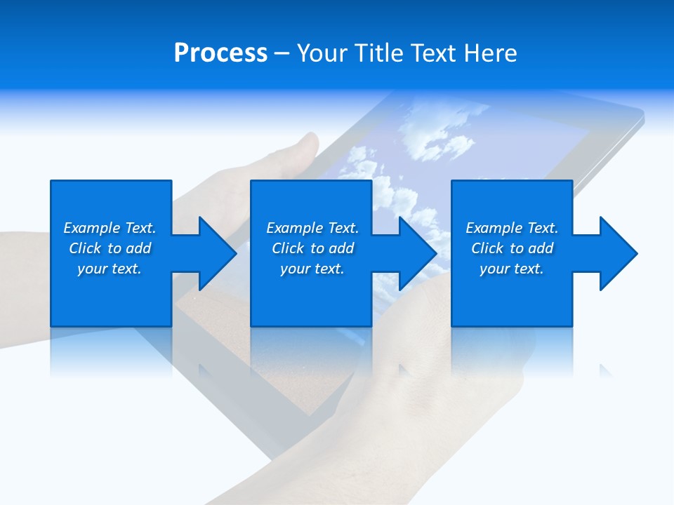Liquid Crystal Reflection Technology PowerPoint Template