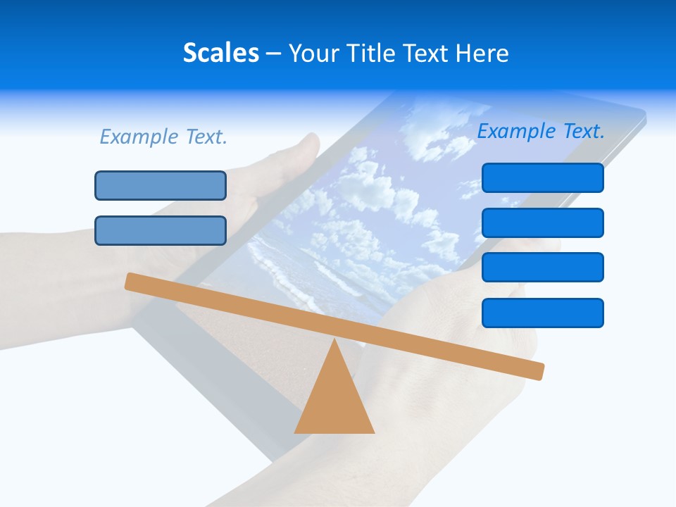 Liquid Crystal Reflection Technology PowerPoint Template