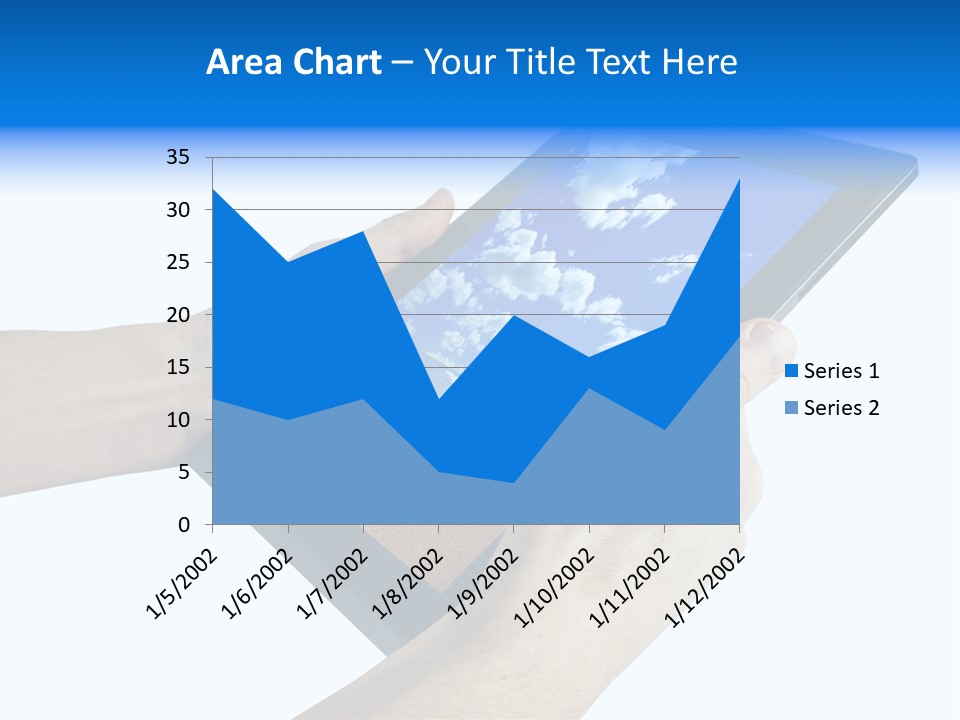 Liquid Crystal Reflection Technology PowerPoint Template