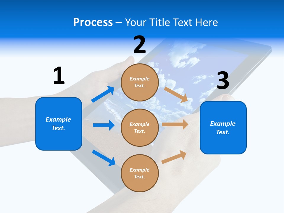 Liquid Crystal Reflection Technology PowerPoint Template