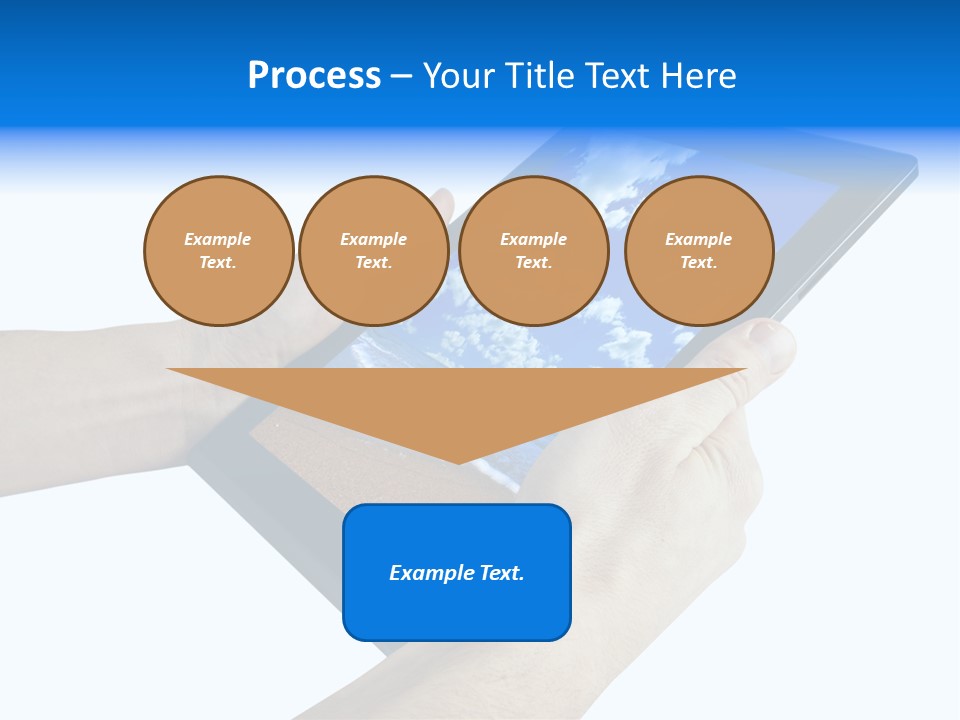 Liquid Crystal Reflection Technology PowerPoint Template