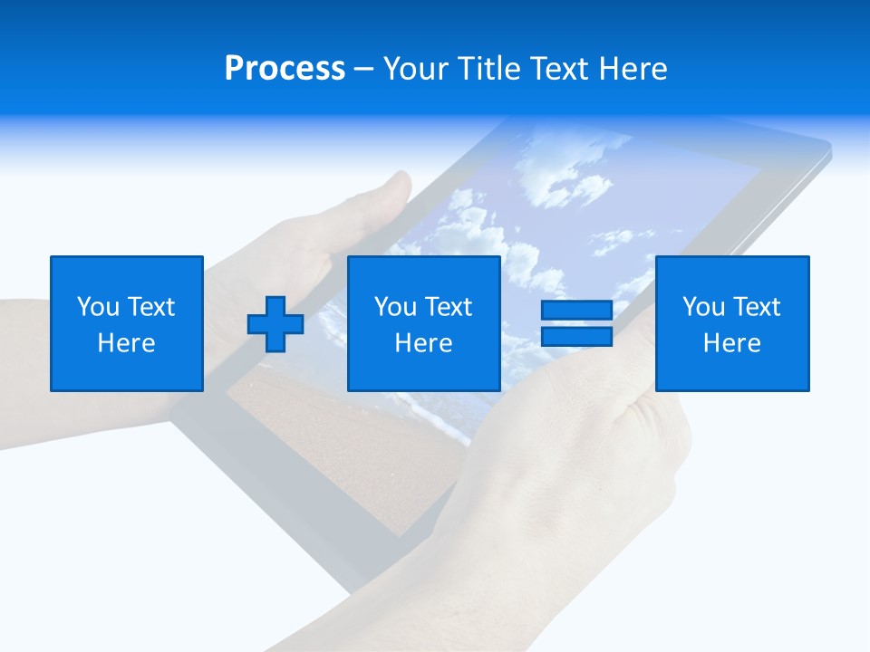 Liquid Crystal Reflection Technology PowerPoint Template