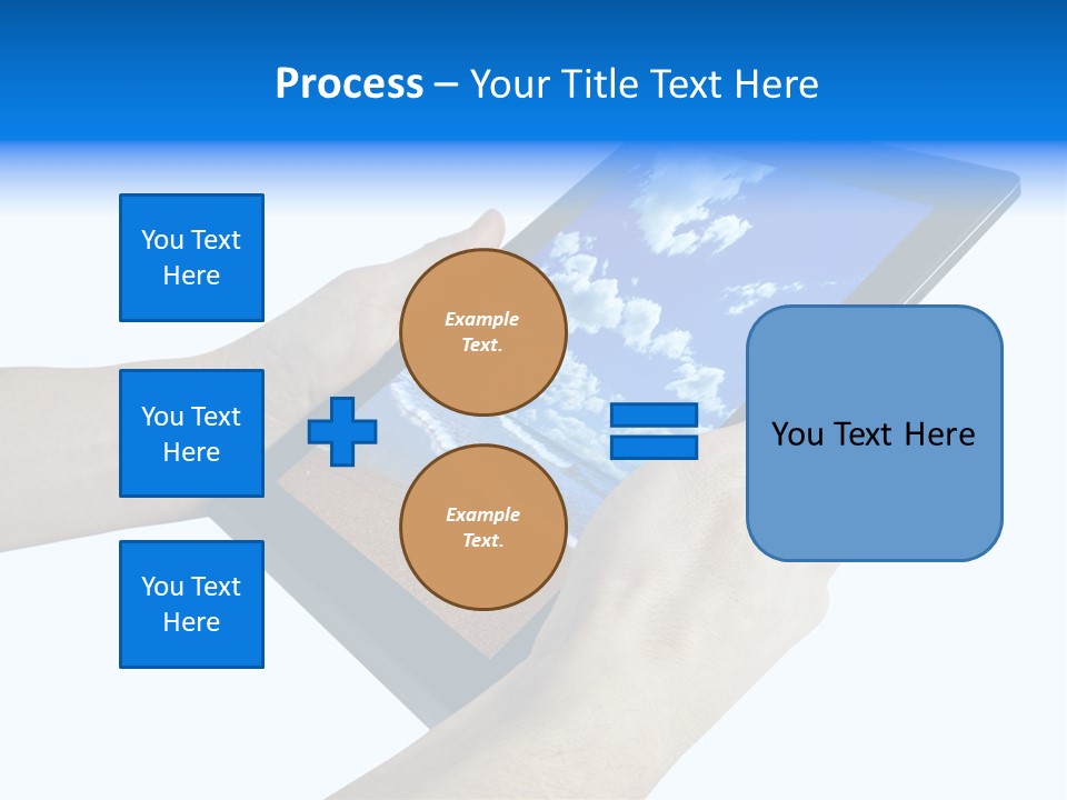 Liquid Crystal Reflection Technology PowerPoint Template